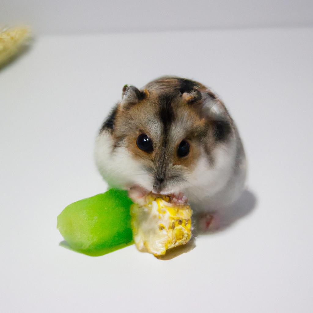 Snap peas can be a nutritious addition to a hamster's well-balanced diet