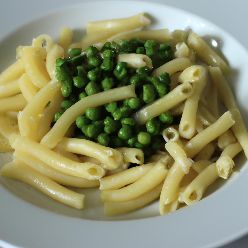 Blanched peas can be used as a healthy and colorful addition to various dishes like pasta, salads, and soups.