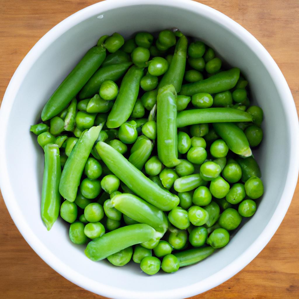 Peas are a great source of dietary fiber and essential nutrients.
