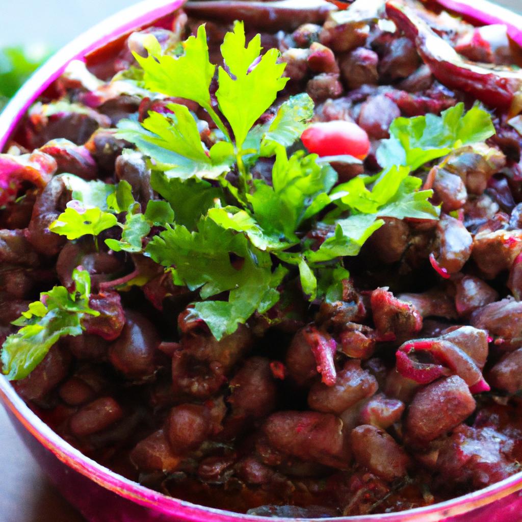 Cooked purple hull peas make a delicious and healthy side dish.