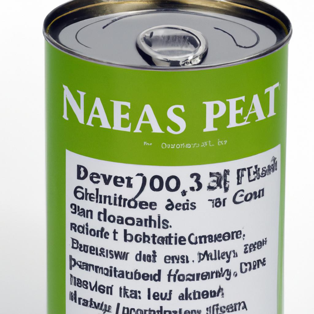 Can Of Peas Calories