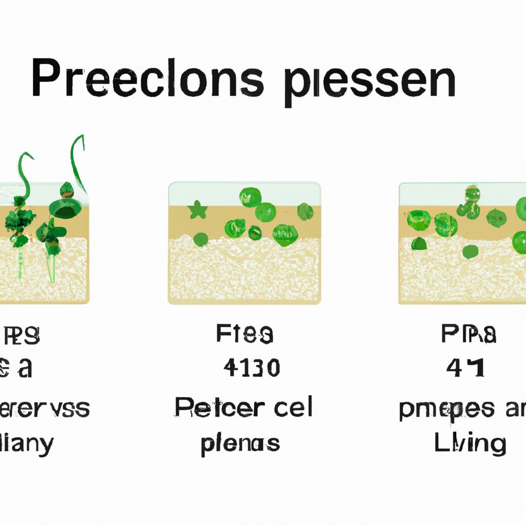 The effects of oxygen on germinating peas during cell respiration.