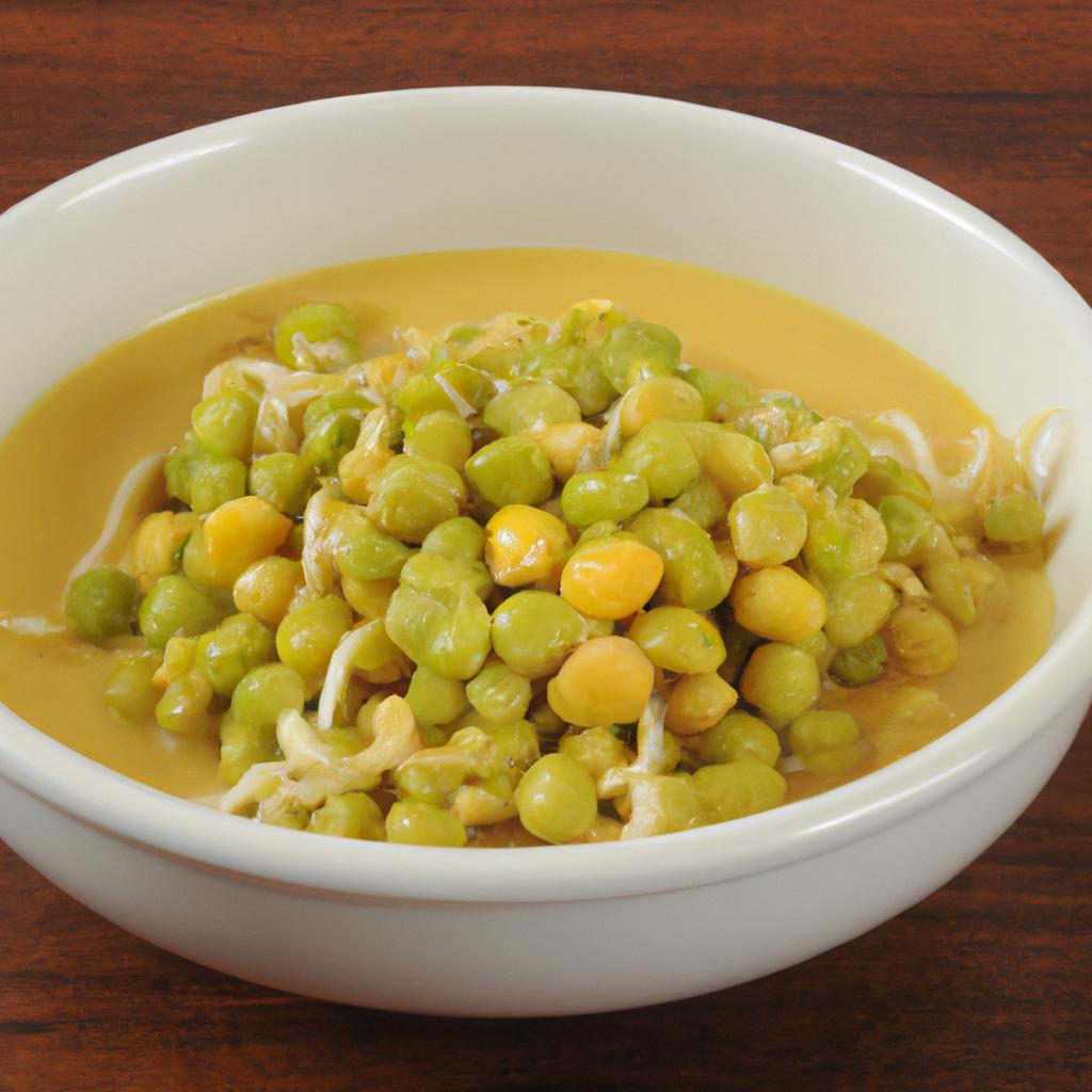 Adding sprouted split peas to cooked split peas can enhance the nutritional value of the dish