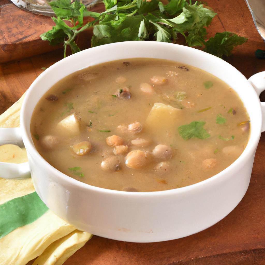 Cow pea soup is a filling and nutritious meal that can help manage blood sugar levels and promote heart health.