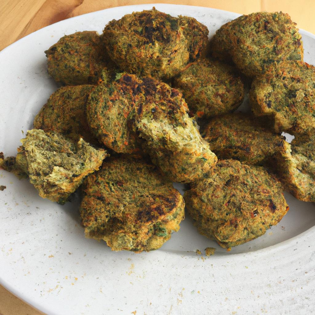 Satisfy your cravings for something crispy and savory with these delicious falafel made from split peas.