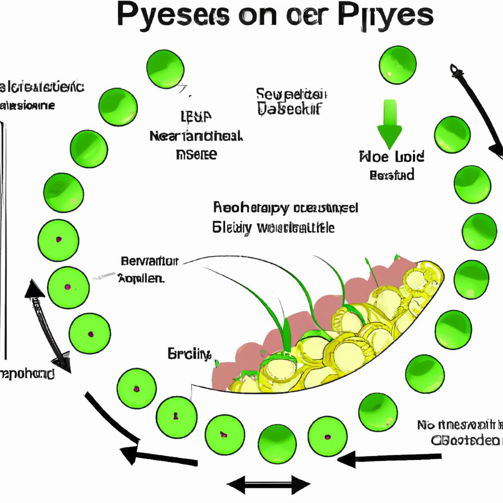 The energy cycle of germinating peas: How cell respiration fuels growth.