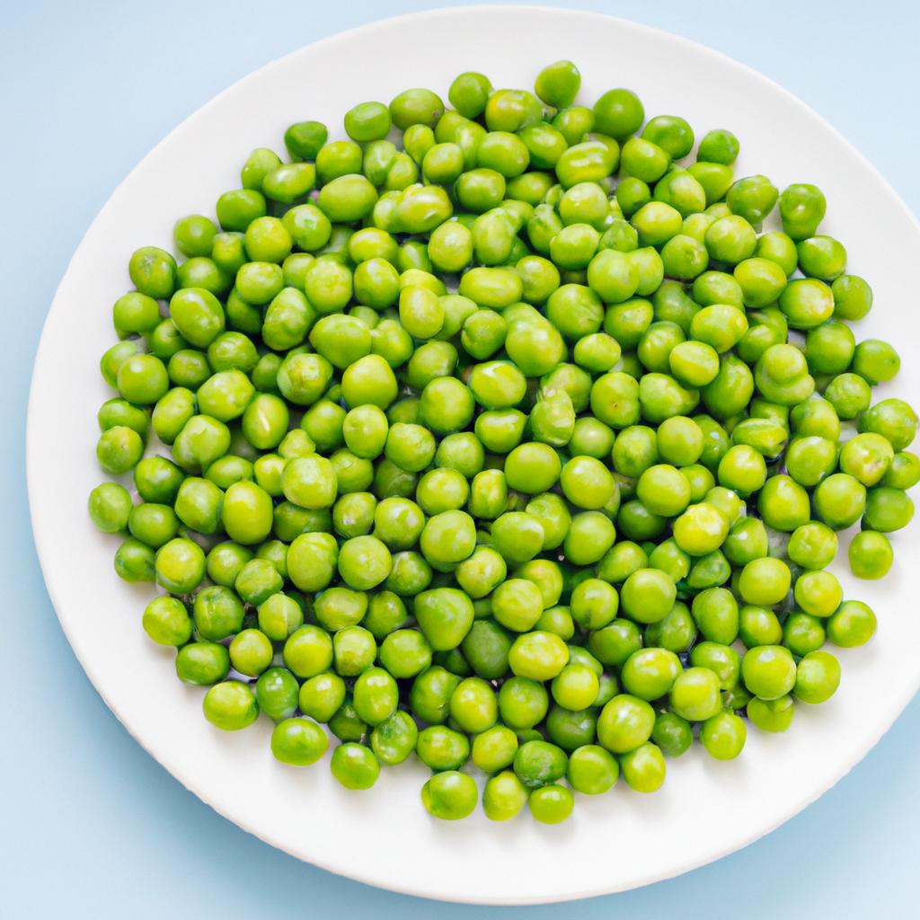 Fresh peas are a nutritious option for babies
