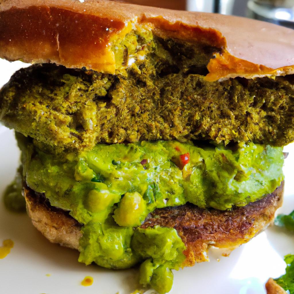 A plant-based burger that's packed with flavor and nutrients