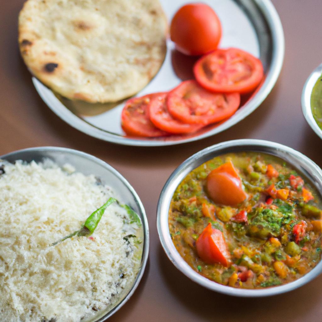 Indian Split Pea Dal with Basmati Rice and Naan Bread