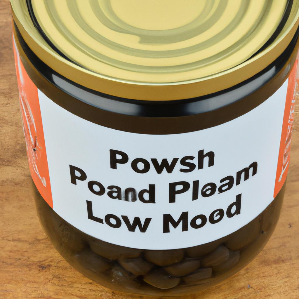 A can of black-eyed peas labeled low FODMAP