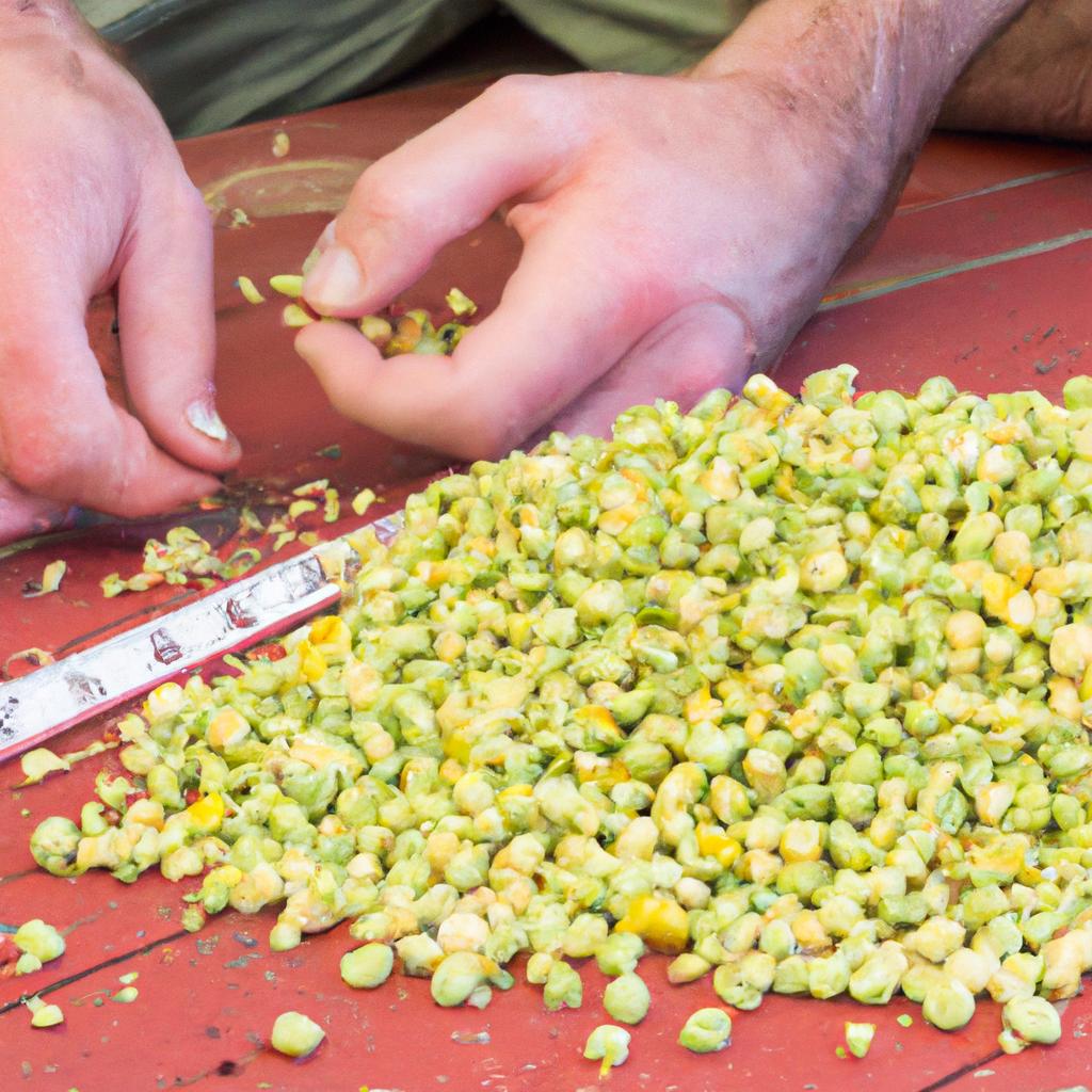 Precision is key when measuring a bushel of shelled peas