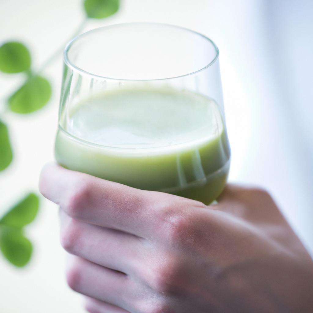 Get a healthy boost with this refreshing pea shoots juice