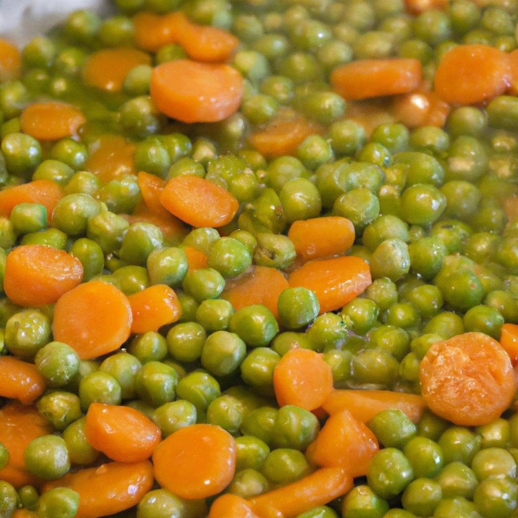 Add some flavor to your low histamine meal with peas and carrots