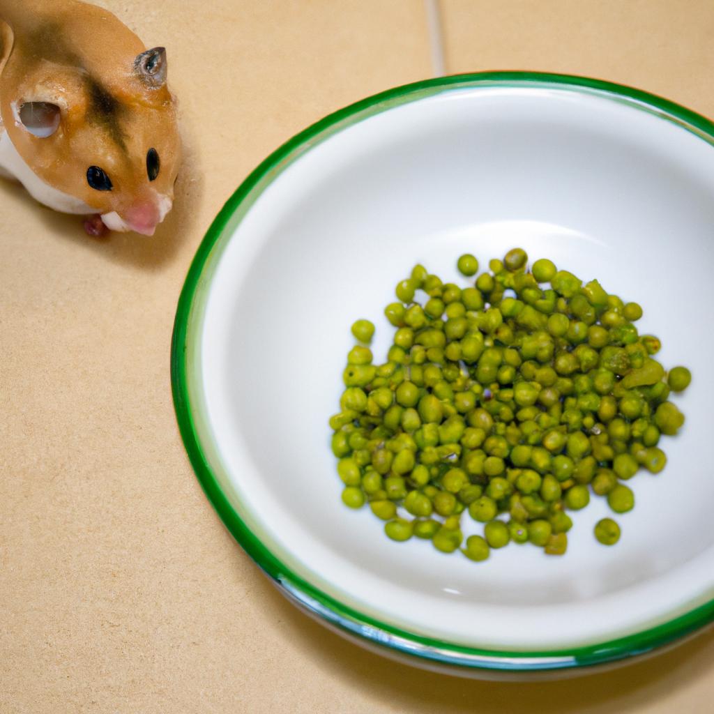 Peas are a common vegetable found in many households, but should they be part of a hamster's diet?
