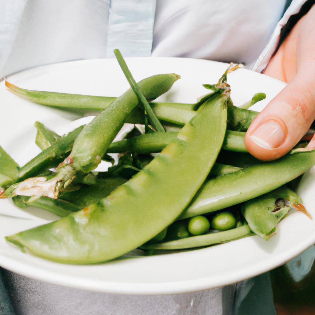 Snap peas make a delicious and healthy snack for any time of day