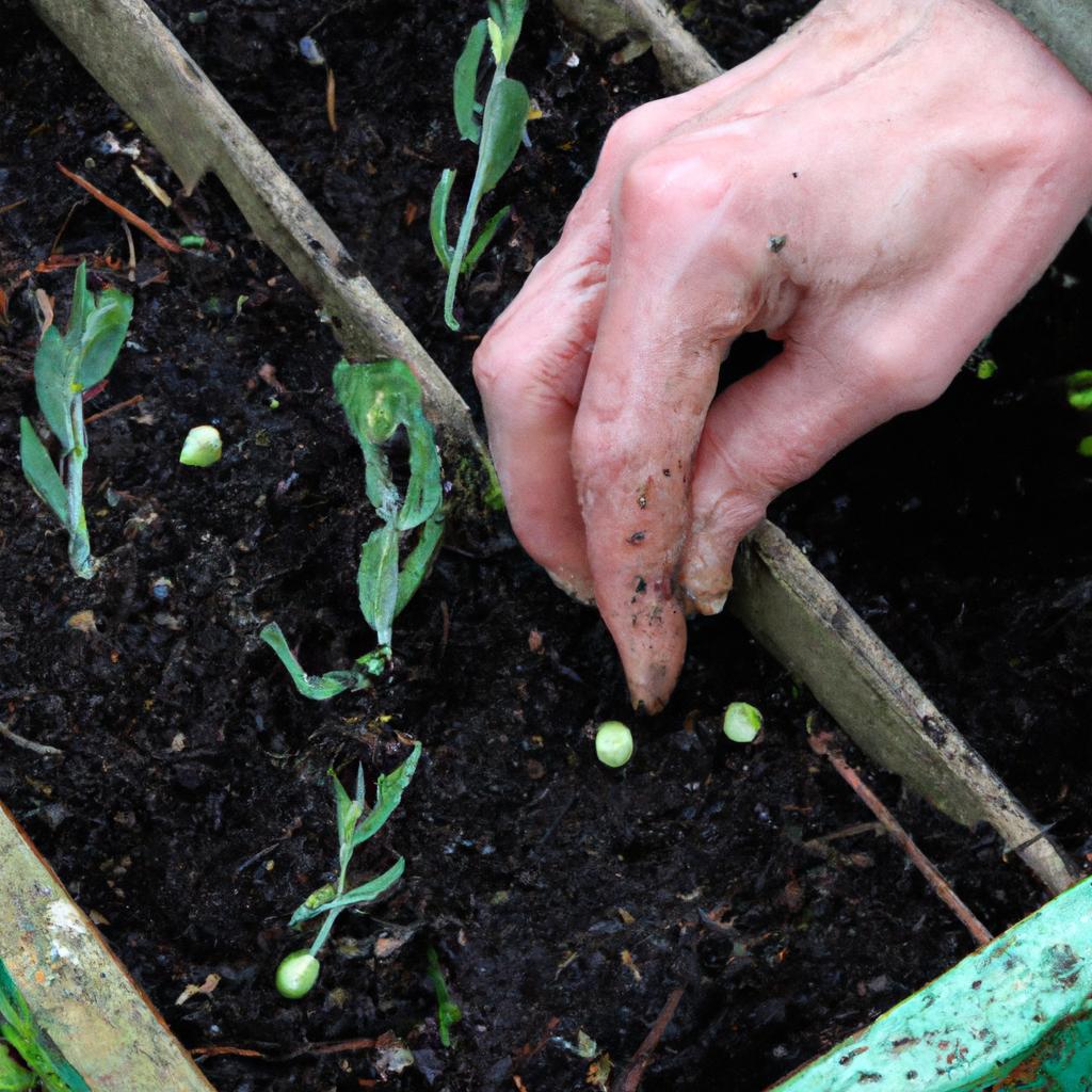 Planting soaked peas properly is crucial for a successful harvest.