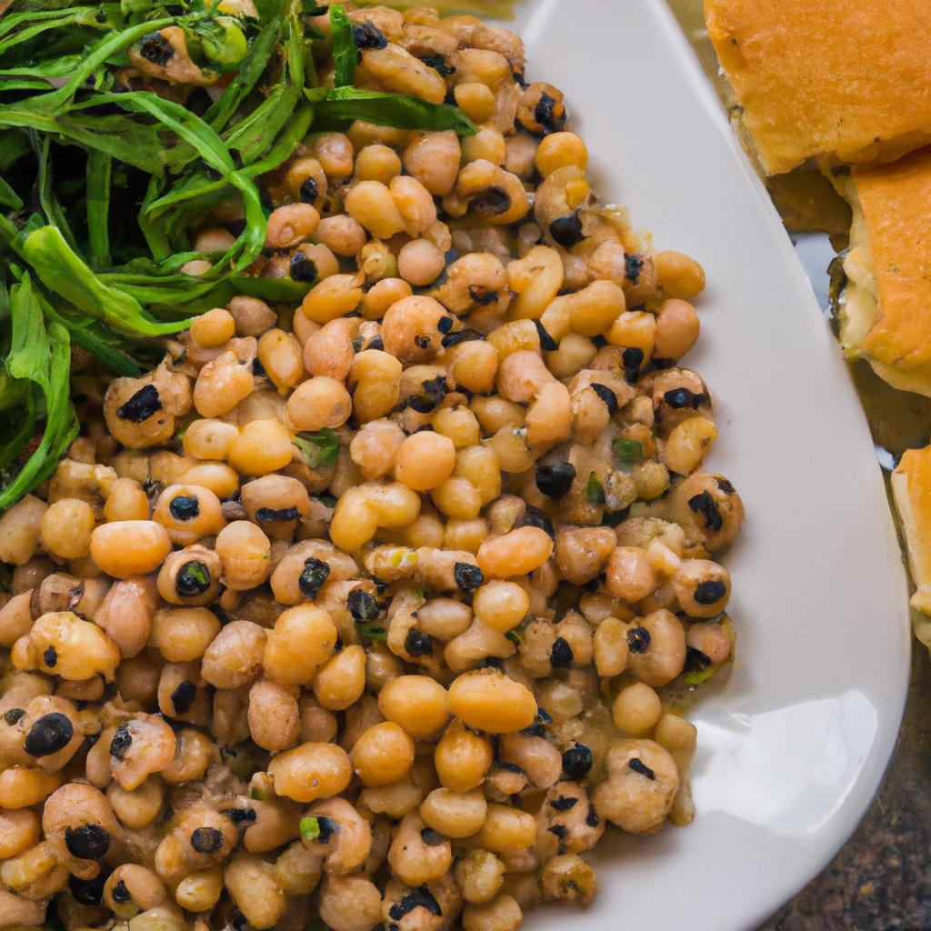 Black-eyed peas are a classic Southern dish often served with cornbread and greens.