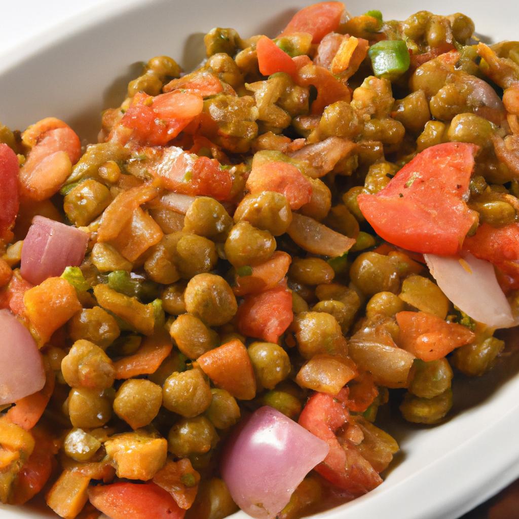 A delicious and healthy side dish of seasoned crowder peas