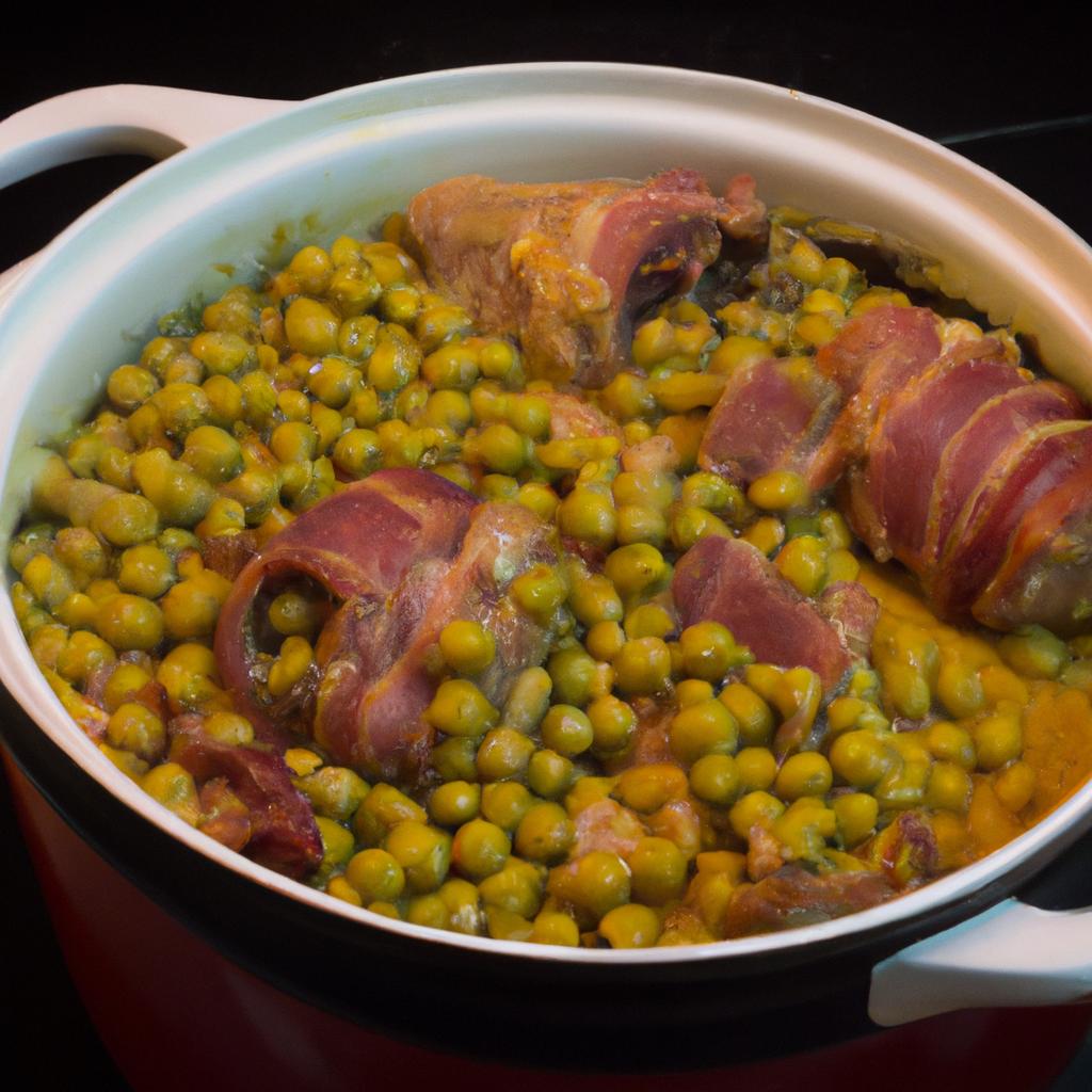 Slow-cooking crowder peas with bacon adds an extra layer of flavor.