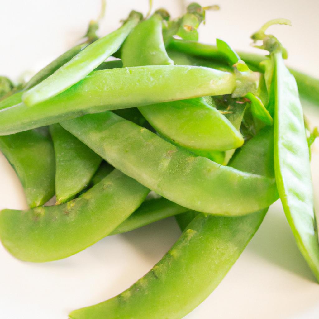 Snap peas are a potential low FODMAP food option