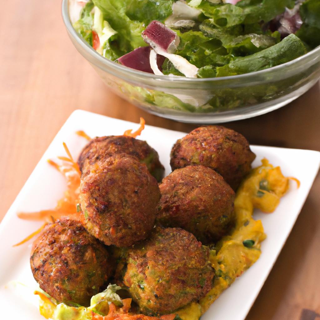 Falafels made with split peas are a delicious and low FODMAP alternative to chickpea falafels.