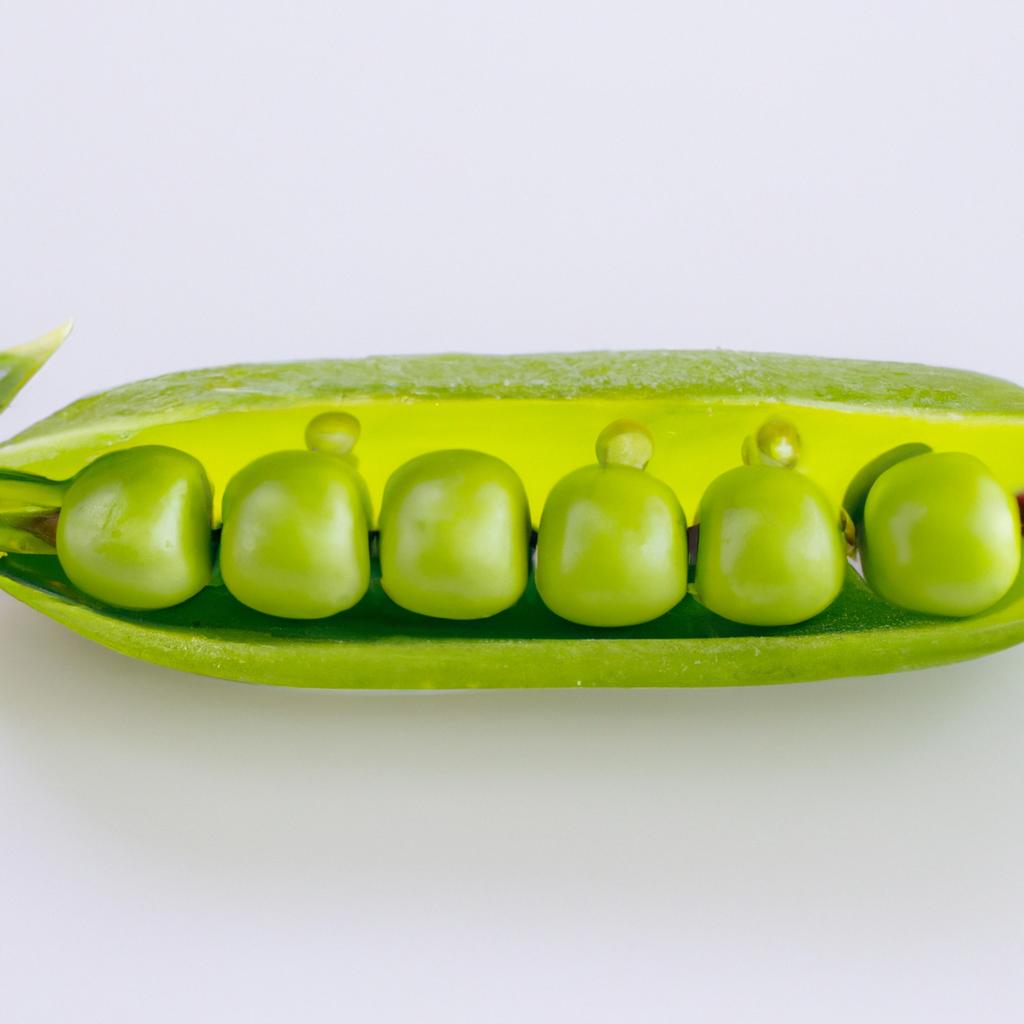 The yellowish color in some of the peas indicates the presence of a recessive allele.