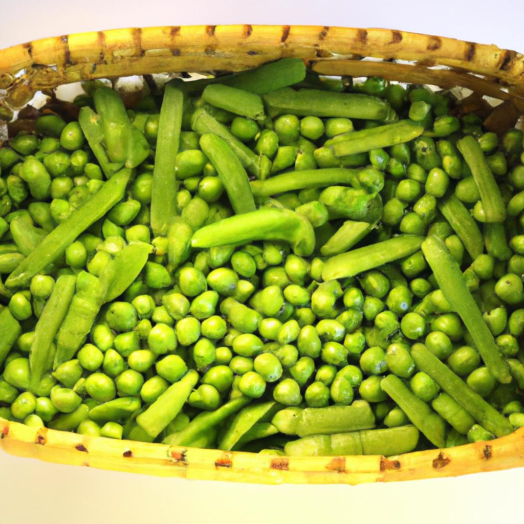 Steaming shelled peas helps to preserve their nutrients and natural flavor.