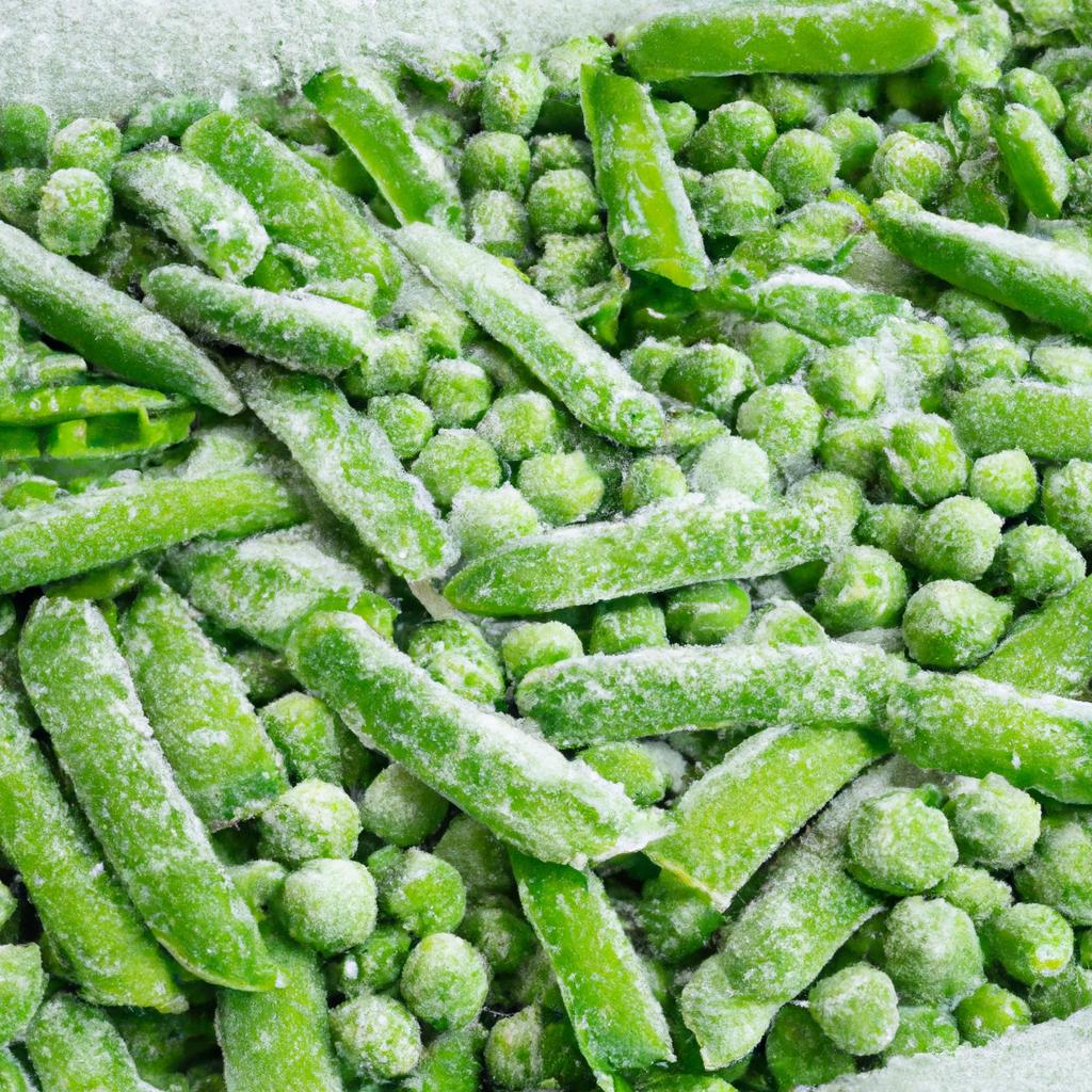 Freezing snow peas without blanching is a quick and easy process.