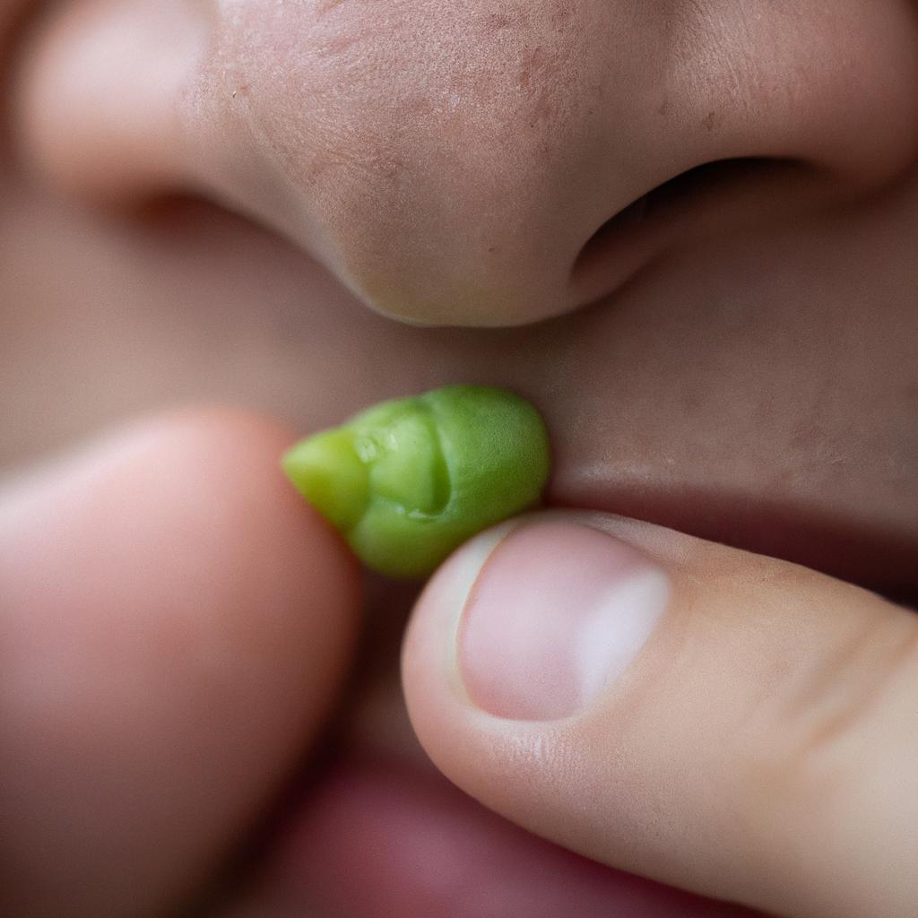 The combination of umami and wasabi creates an addictive flavor profile in these peas.