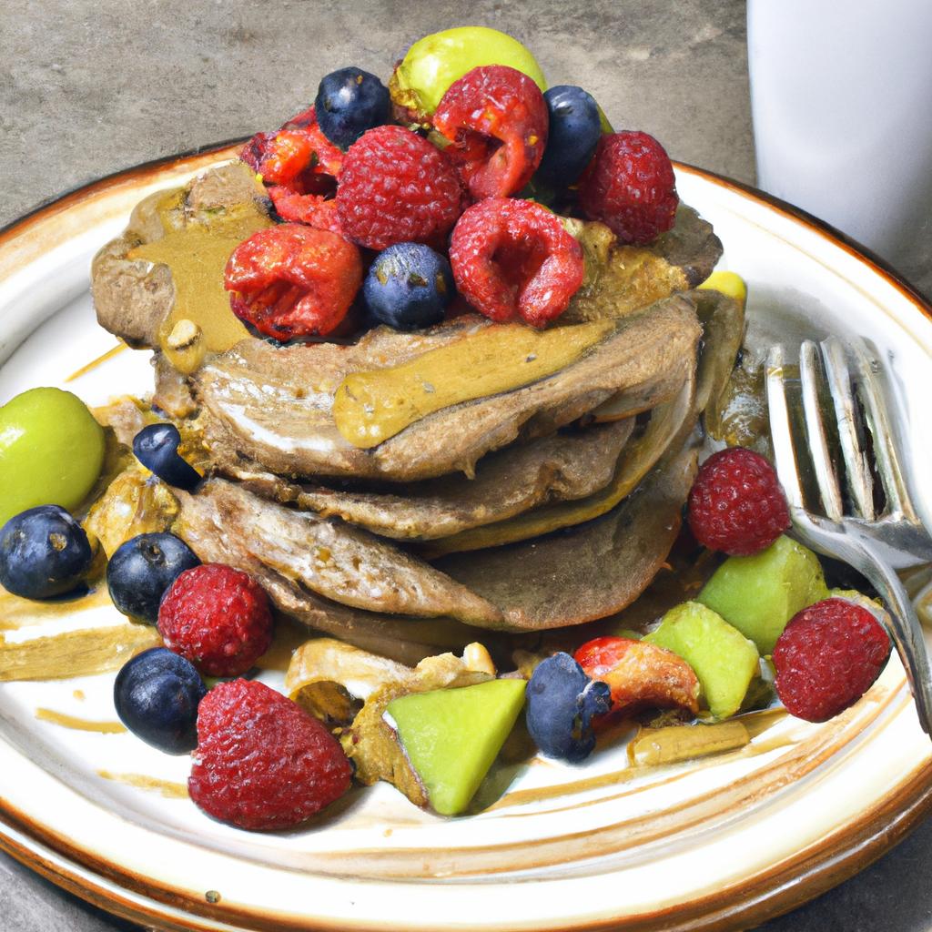 Who says pancakes can't be healthy? These vegan pea protein pancakes are a nutritious breakfast option!