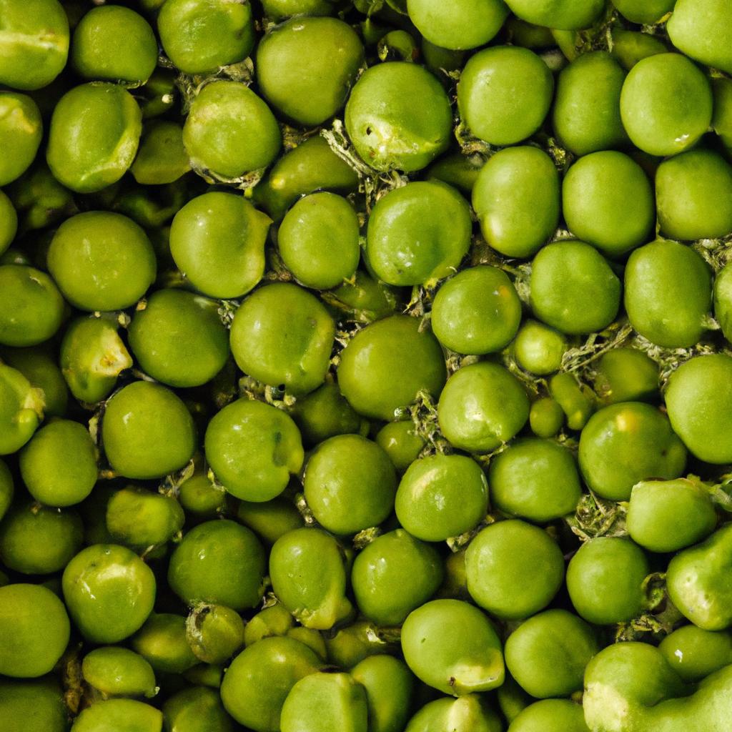 Properly washing and drying fresh peas is crucial before freezing them.