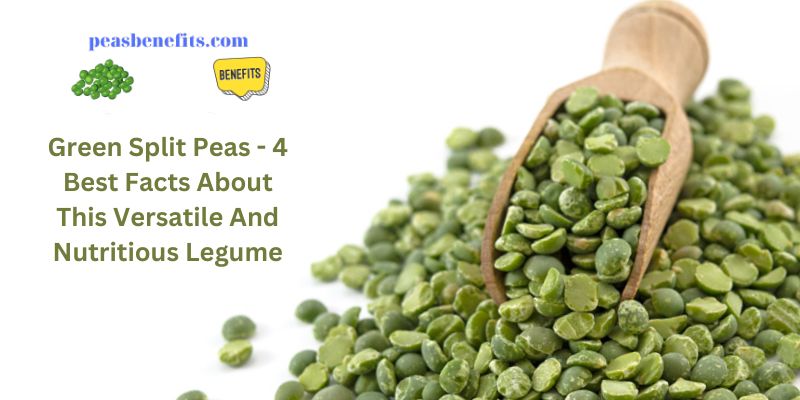 Green Split Peas - 4 Best Facts About This Versatile And Nutritious Legume